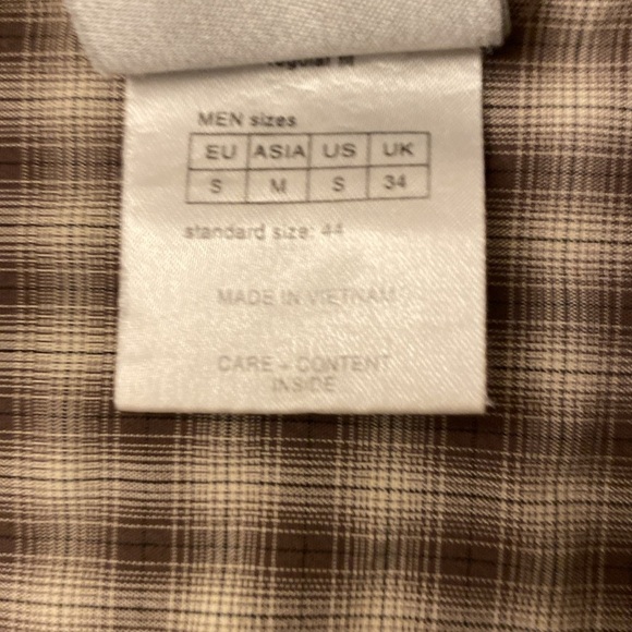 Jack Wolfskin Men’s Shirt Plaid SMALL Outdoor - Picture 4 of 10